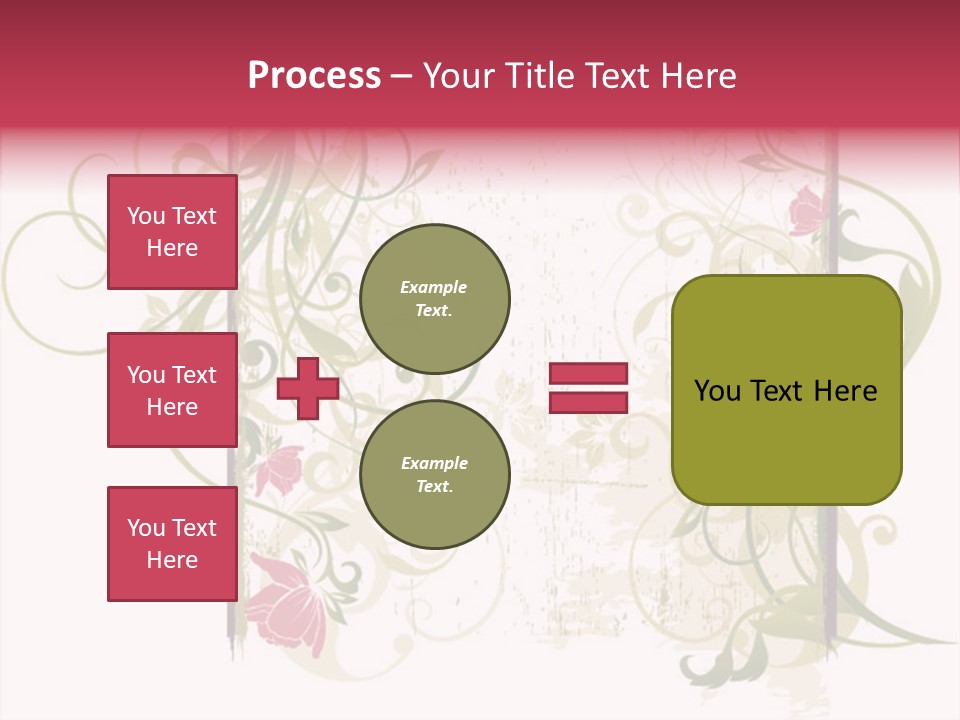 Scroll Paint Ornament PowerPoint Template