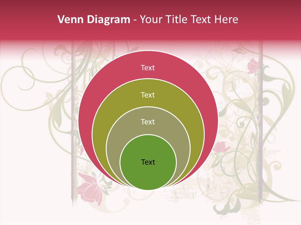 Scroll Paint Ornament PowerPoint Template