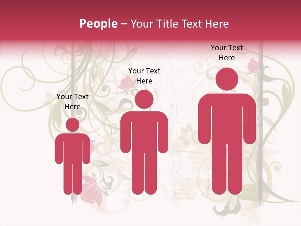 Scroll Paint Ornament PowerPoint Template