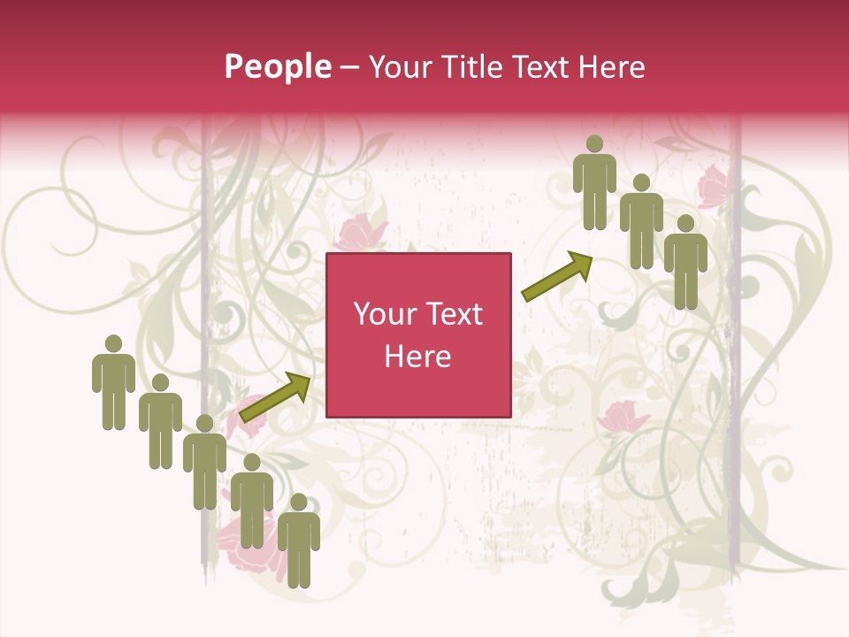 Scroll Paint Ornament PowerPoint Template