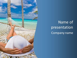 Trip Palm Hat PowerPoint Template