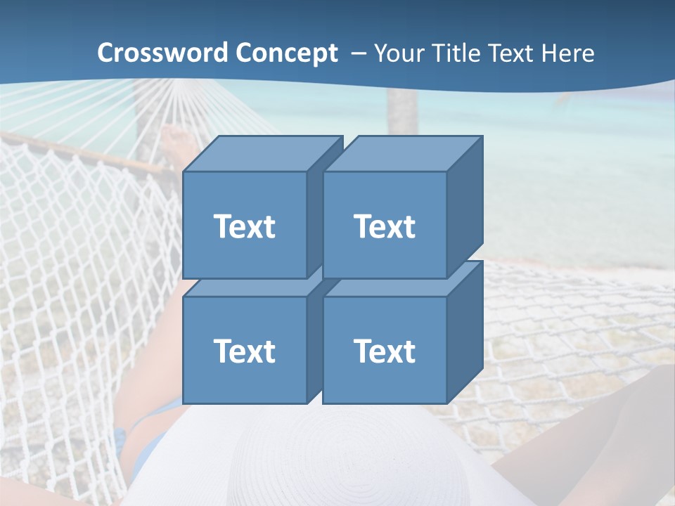 Trip Palm Hat PowerPoint Template