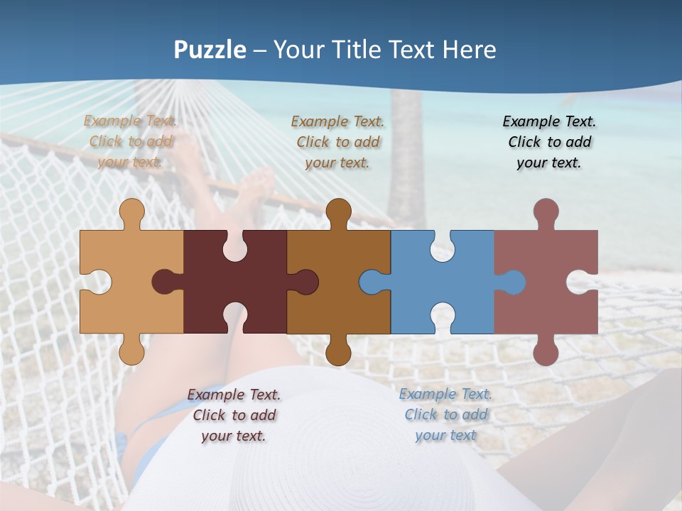 Trip Palm Hat PowerPoint Template