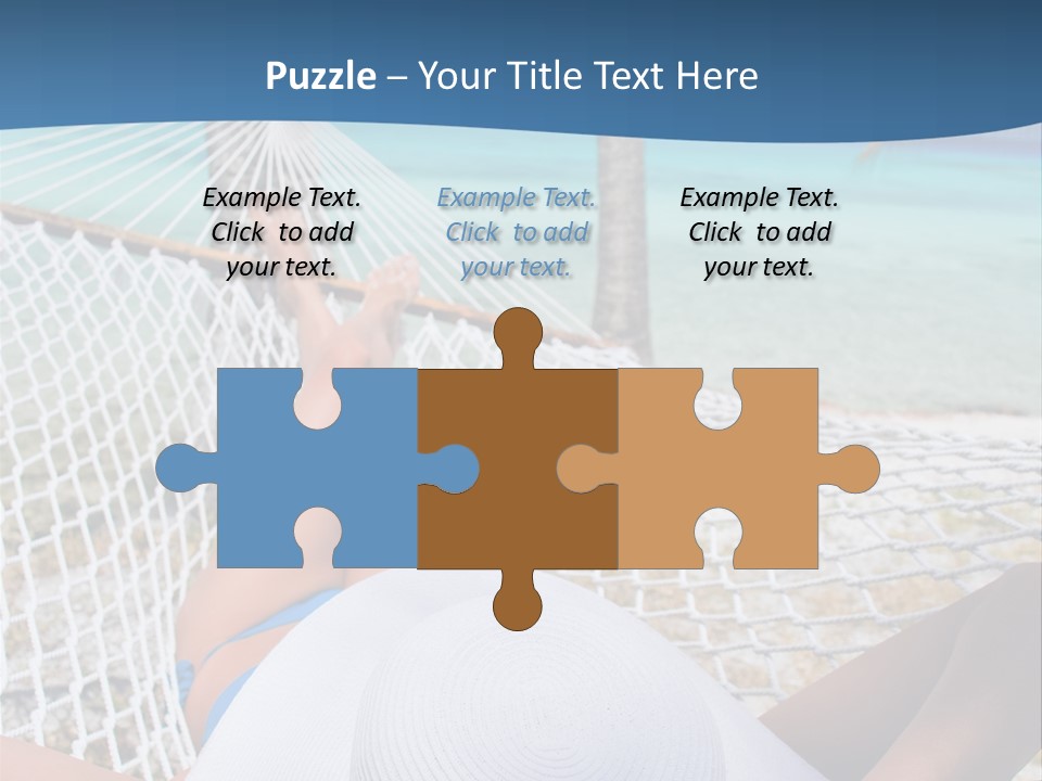 Trip Palm Hat PowerPoint Template