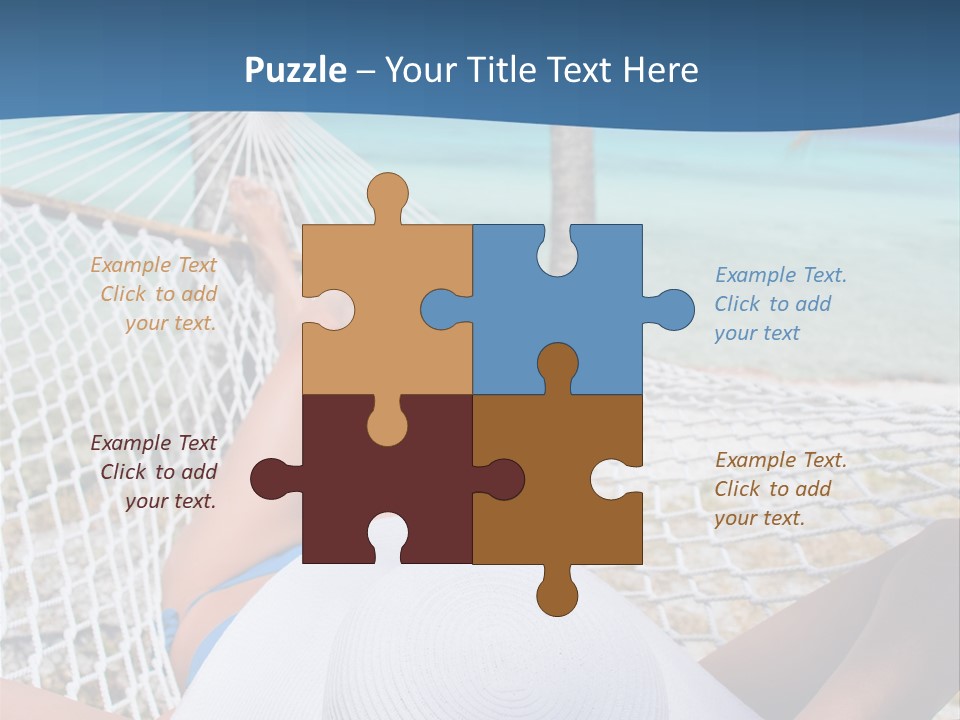 Trip Palm Hat PowerPoint Template