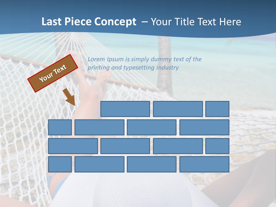 Trip Palm Hat PowerPoint Template