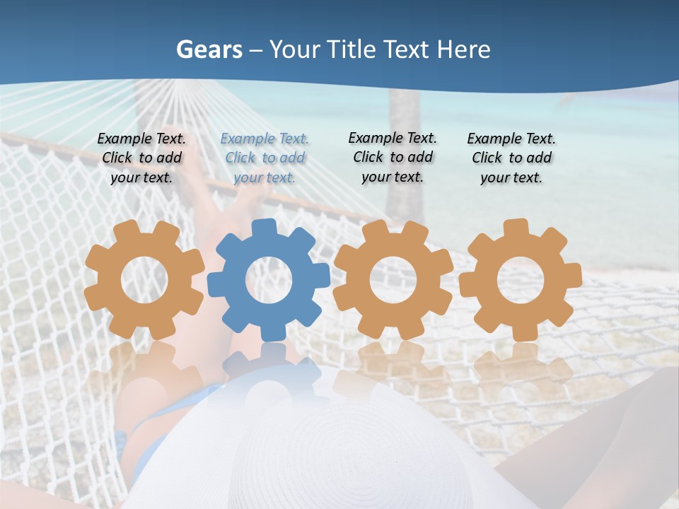 Trip Palm Hat PowerPoint Template