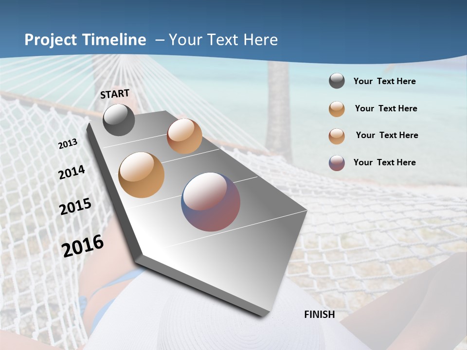 Trip Palm Hat PowerPoint Template