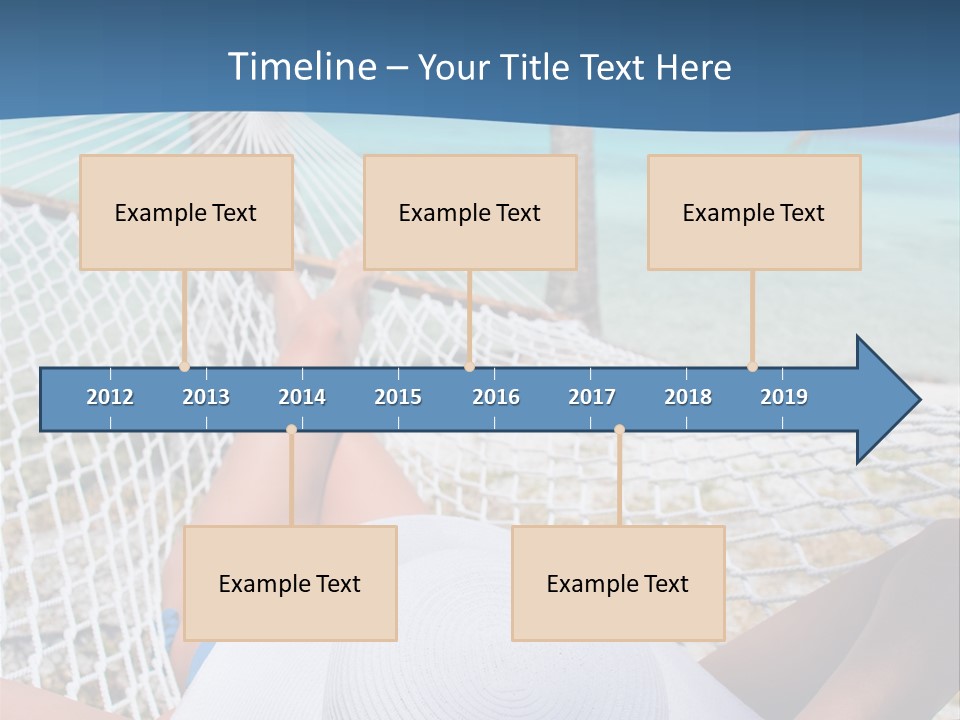 Trip Palm Hat PowerPoint Template