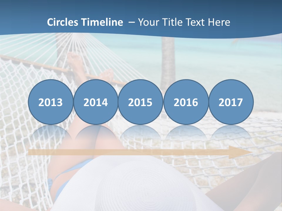 Trip Palm Hat PowerPoint Template