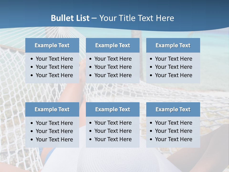 Trip Palm Hat PowerPoint Template