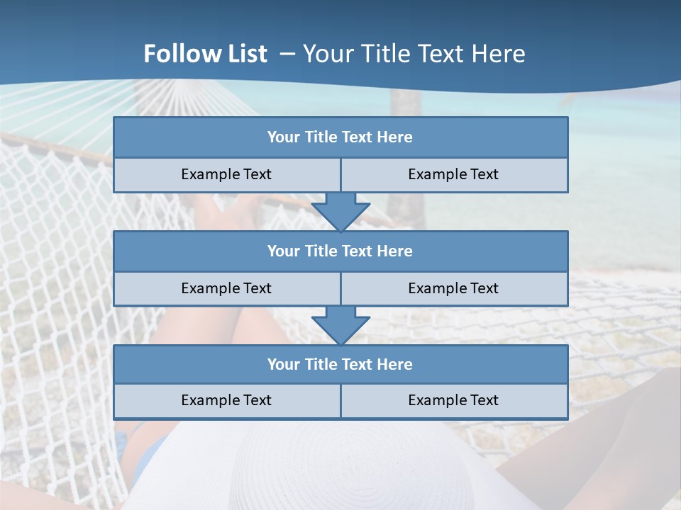 Trip Palm Hat PowerPoint Template