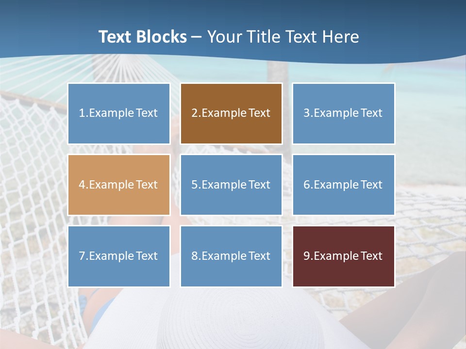 Trip Palm Hat PowerPoint Template