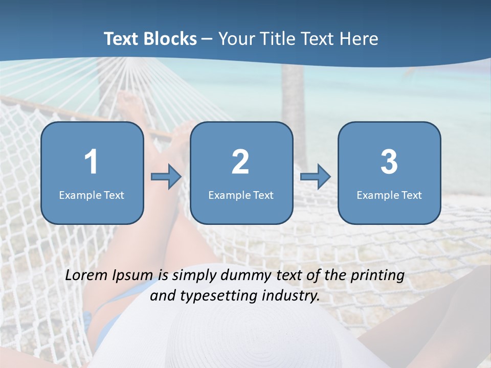 Trip Palm Hat PowerPoint Template