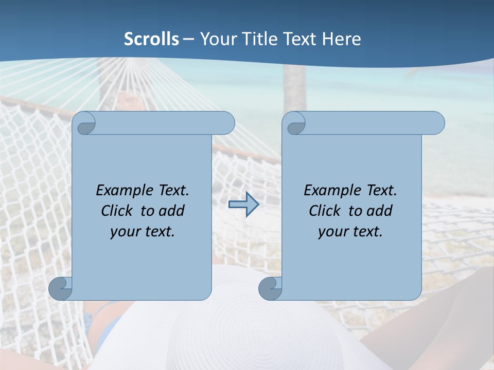 Trip Palm Hat PowerPoint Template