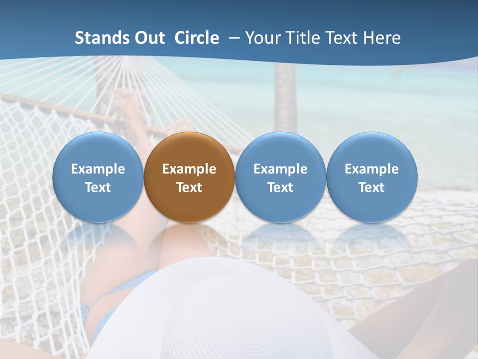 Trip Palm Hat PowerPoint Template