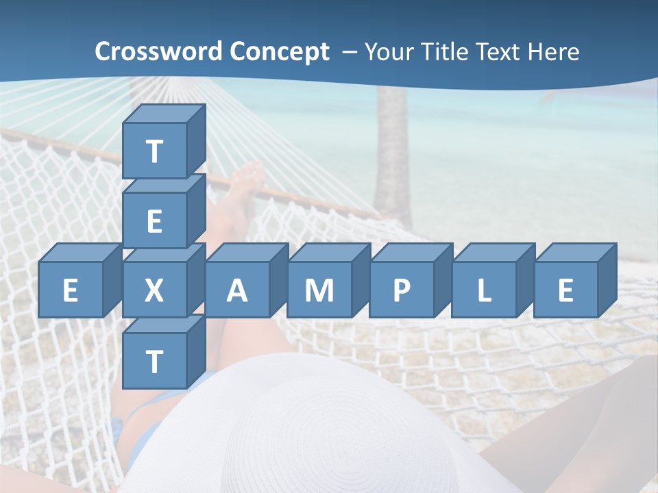 Trip Palm Hat PowerPoint Template