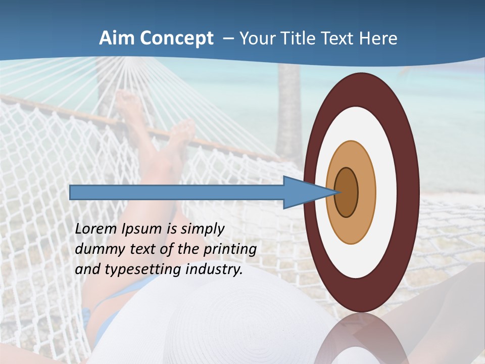 Trip Palm Hat PowerPoint Template