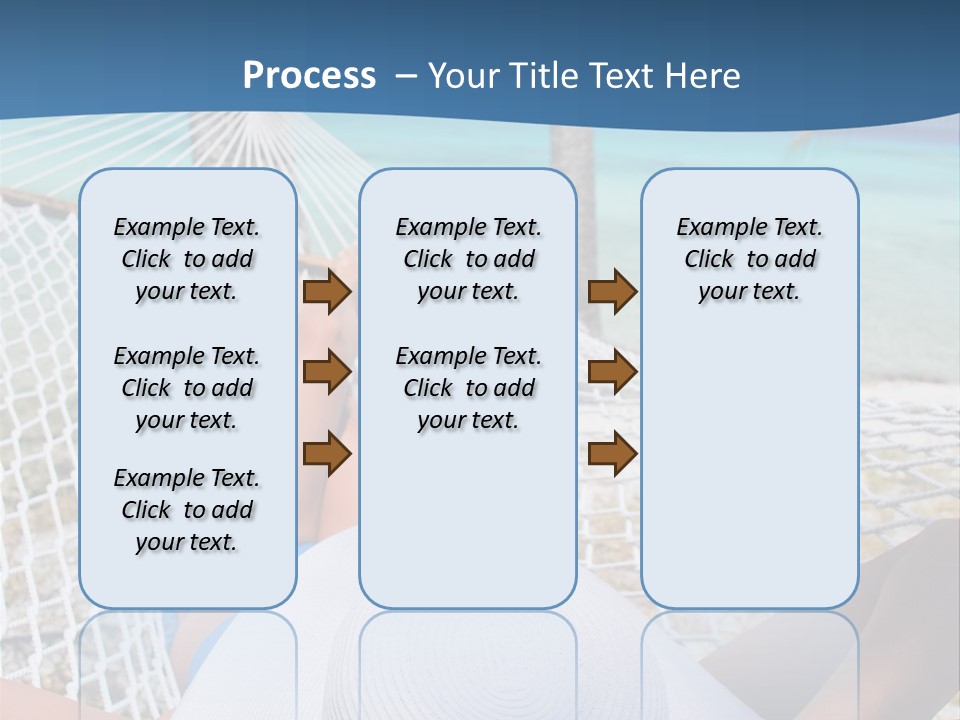 Trip Palm Hat PowerPoint Template