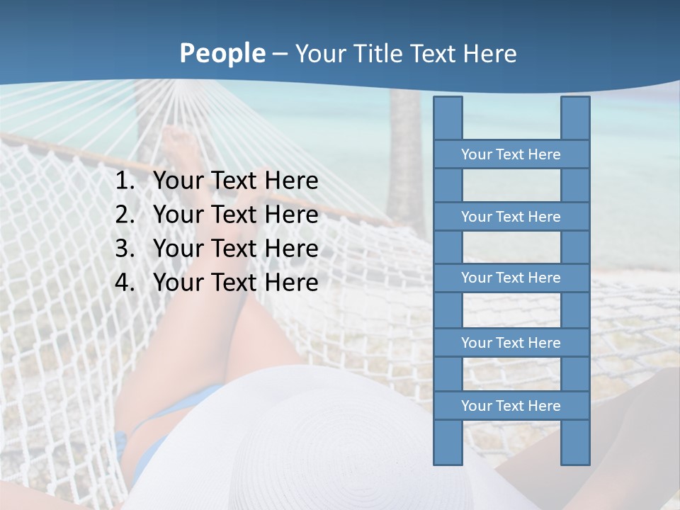 Trip Palm Hat PowerPoint Template