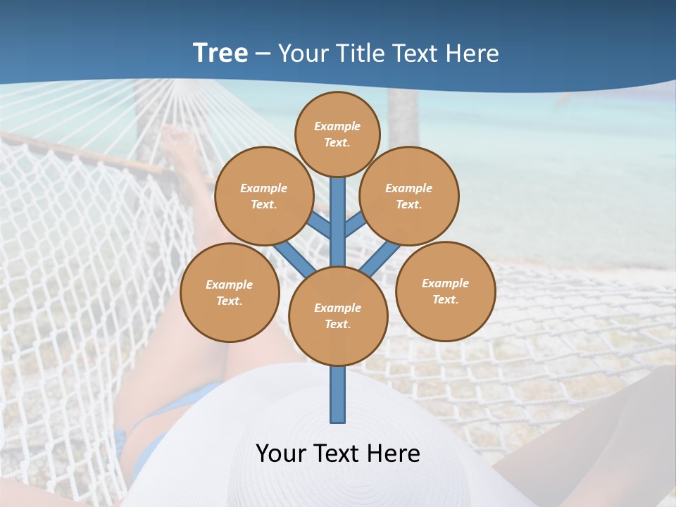 Trip Palm Hat PowerPoint Template