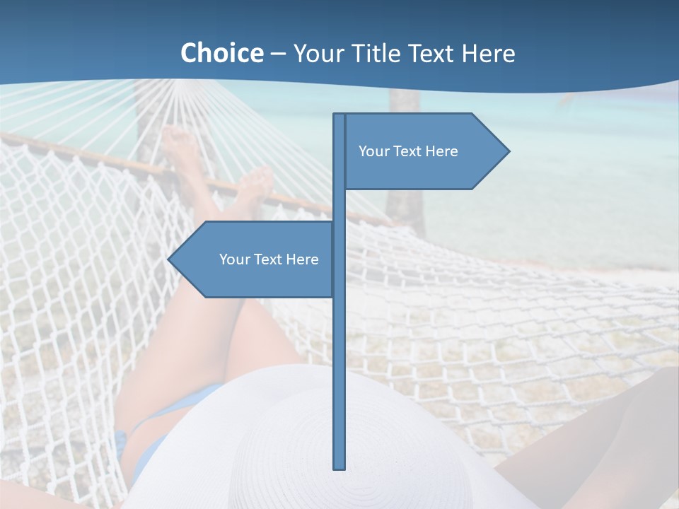 Trip Palm Hat PowerPoint Template