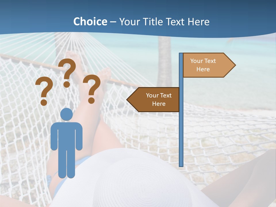 Trip Palm Hat PowerPoint Template