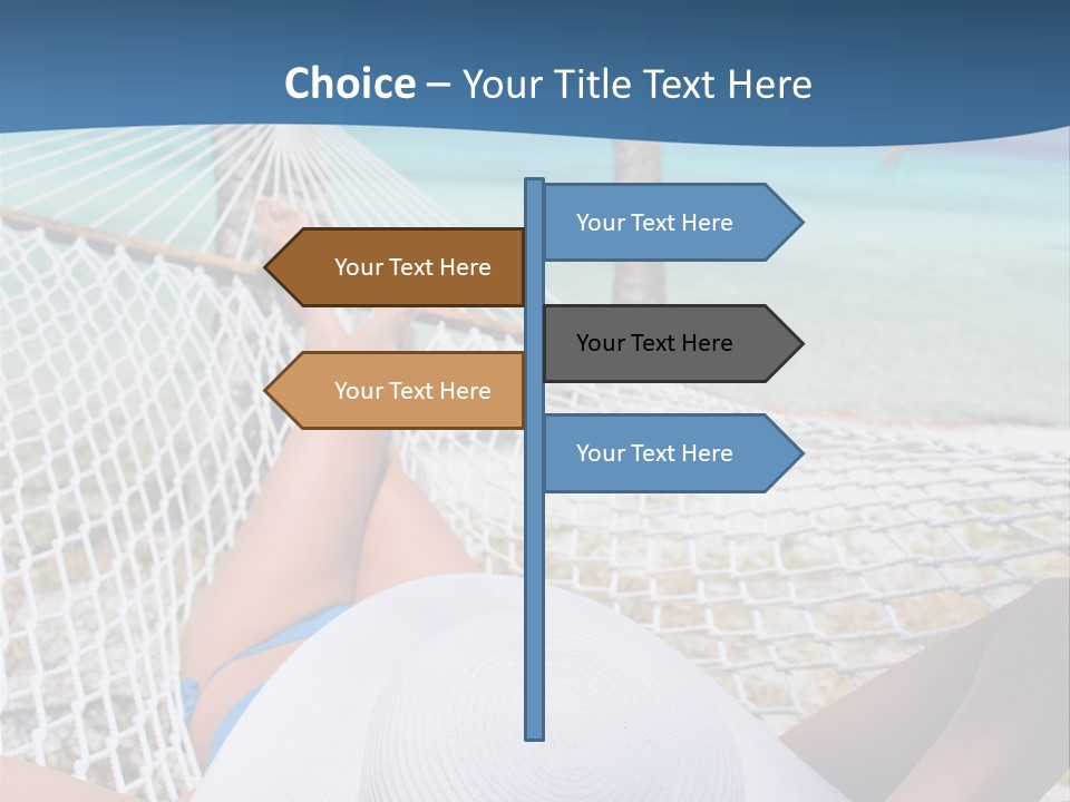 Trip Palm Hat PowerPoint Template