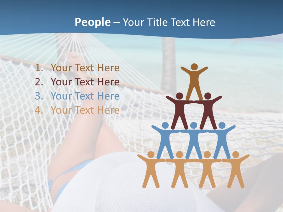 Trip Palm Hat PowerPoint Template