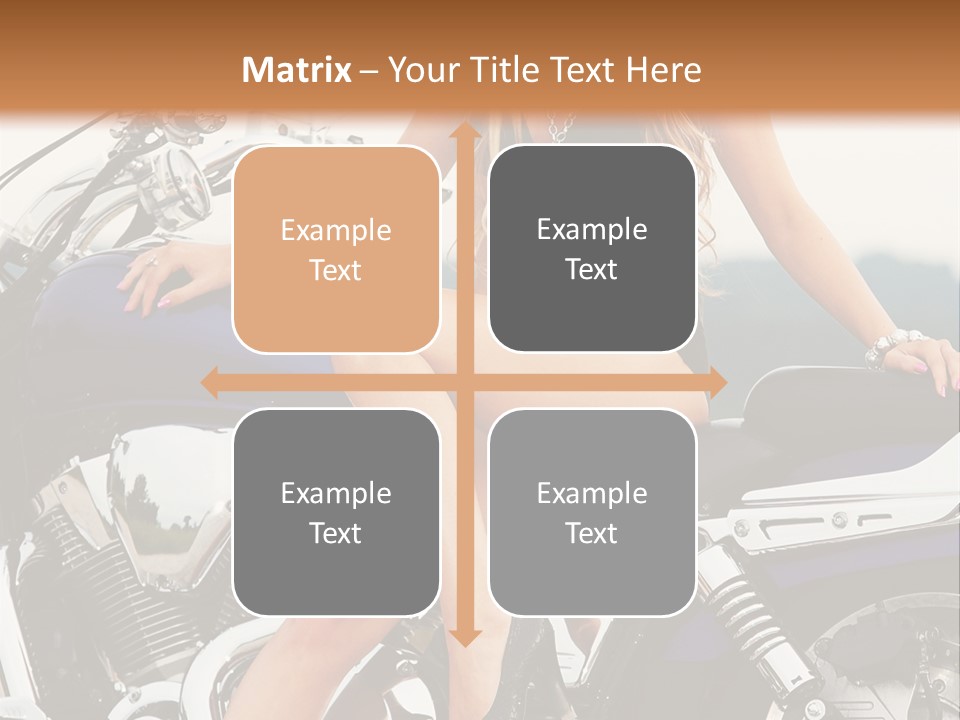 Model Black Custom PowerPoint Template