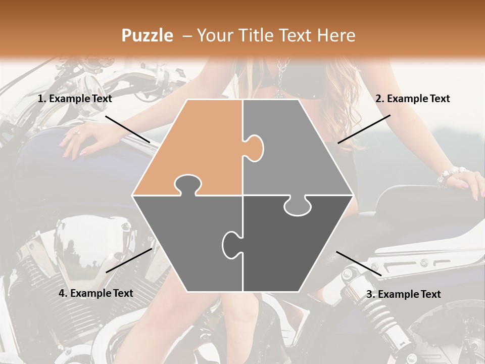 Model Black Custom PowerPoint Template
