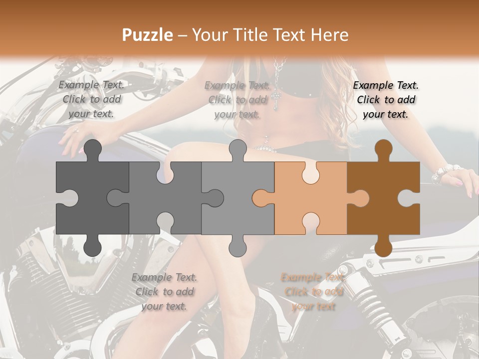 Model Black Custom PowerPoint Template