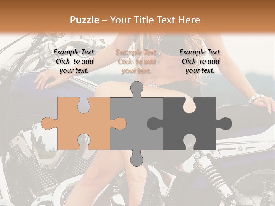 Model Black Custom PowerPoint Template