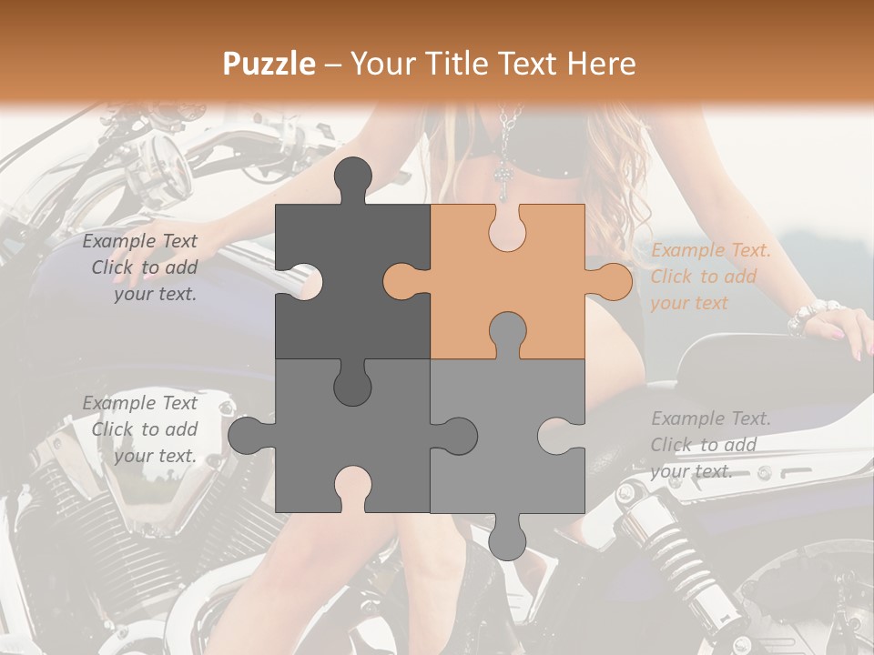 Model Black Custom PowerPoint Template