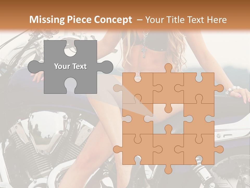 Model Black Custom PowerPoint Template