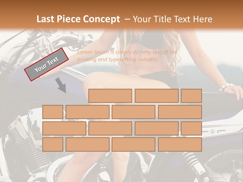 Model Black Custom PowerPoint Template