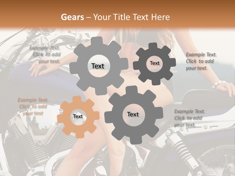 Model Black Custom PowerPoint Template