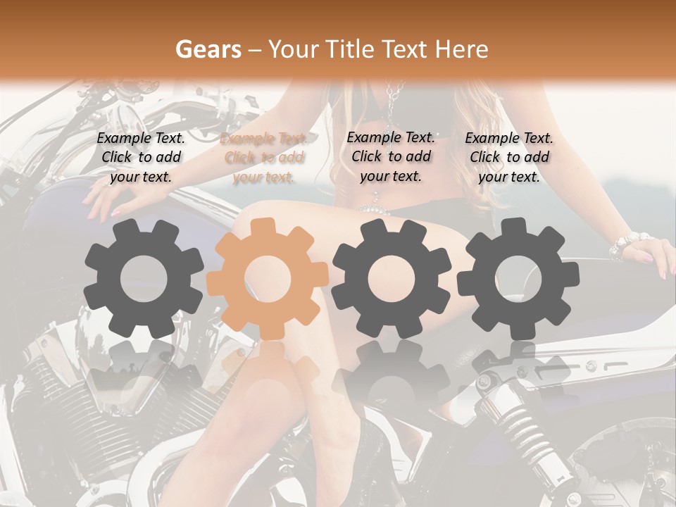 Model Black Custom PowerPoint Template