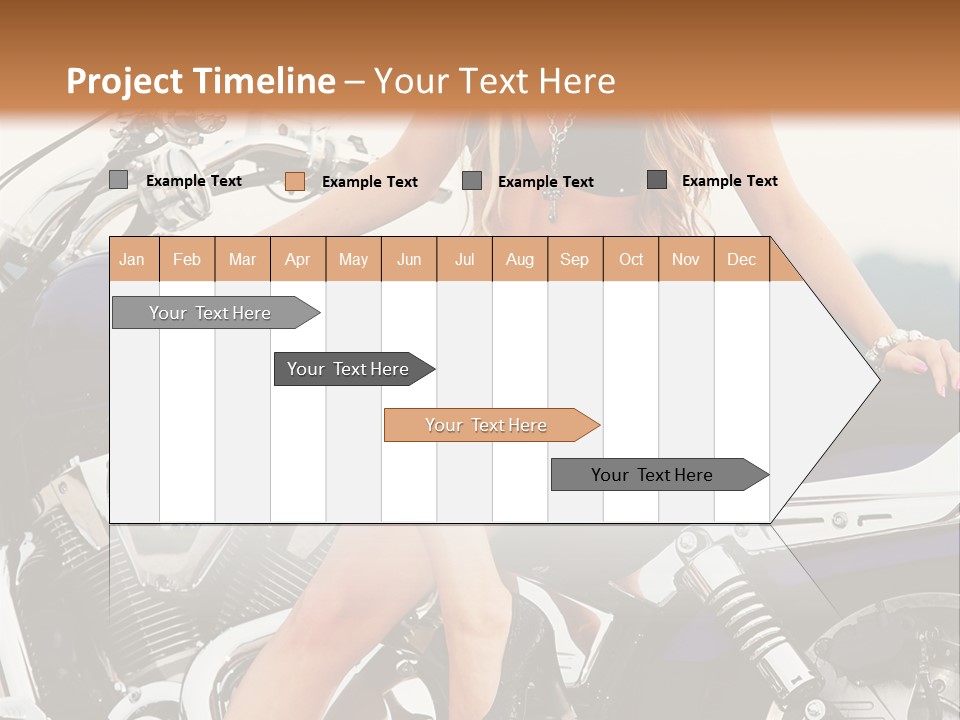 Model Black Custom PowerPoint Template