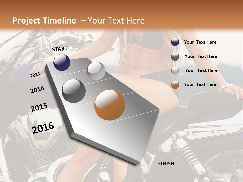 Model Black Custom PowerPoint Template