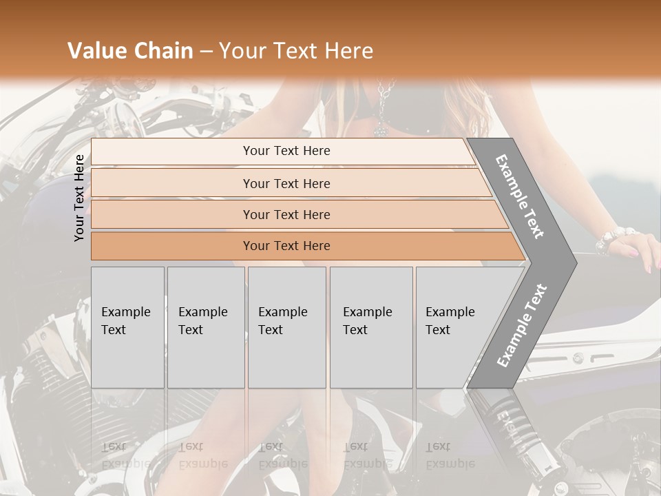 Model Black Custom PowerPoint Template