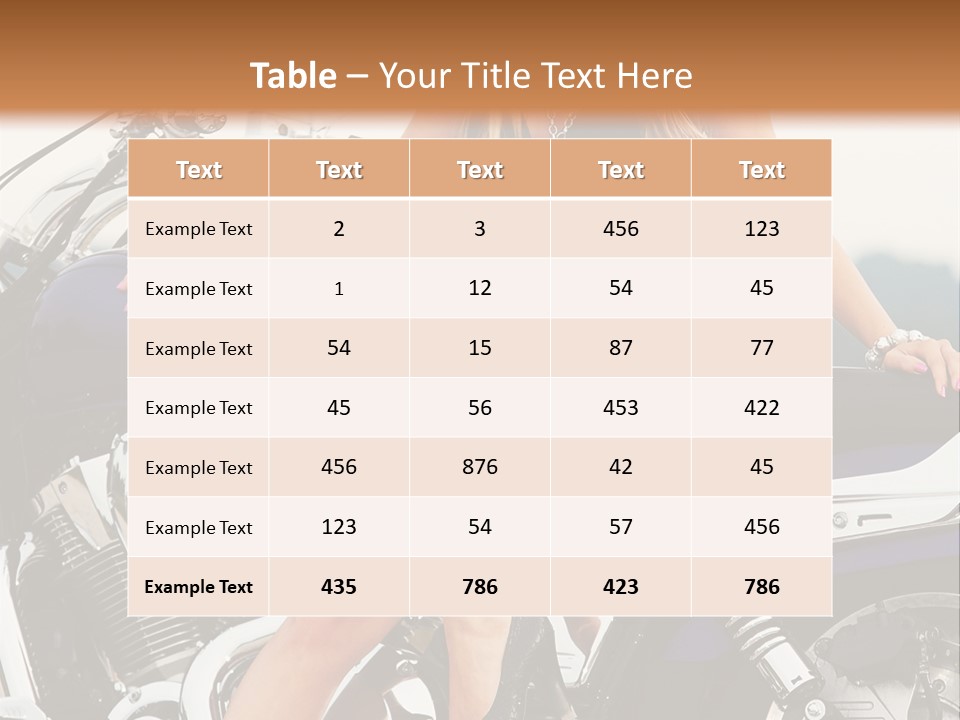 Model Black Custom PowerPoint Template