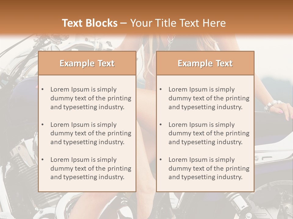 Model Black Custom PowerPoint Template