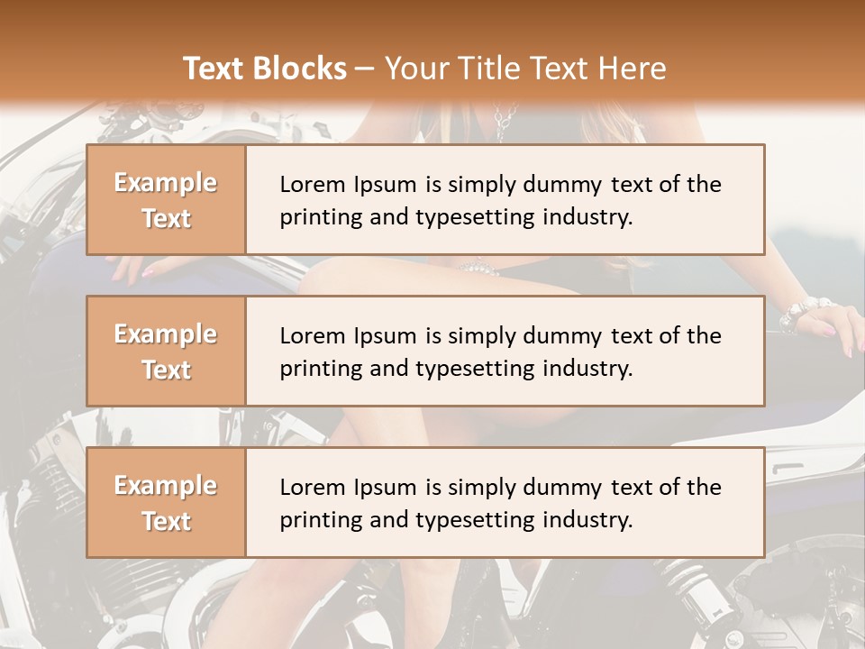 Model Black Custom PowerPoint Template