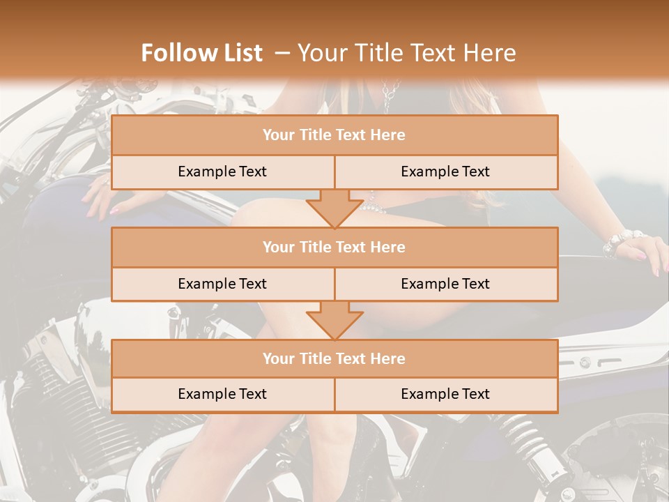 Model Black Custom PowerPoint Template