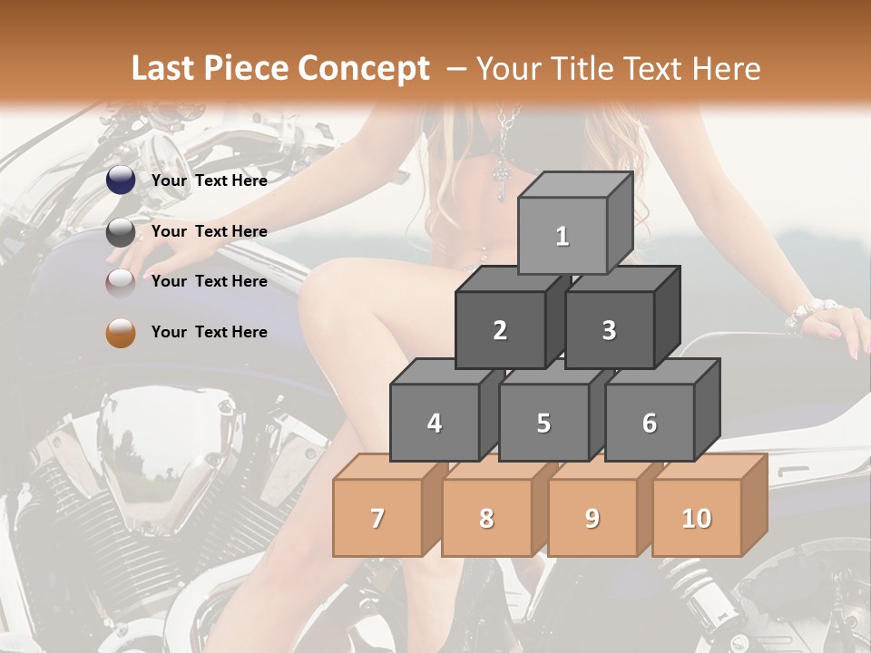 Model Black Custom PowerPoint Template