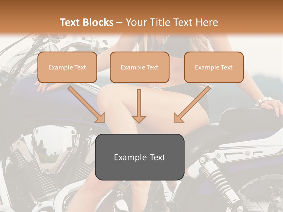 Model Black Custom PowerPoint Template