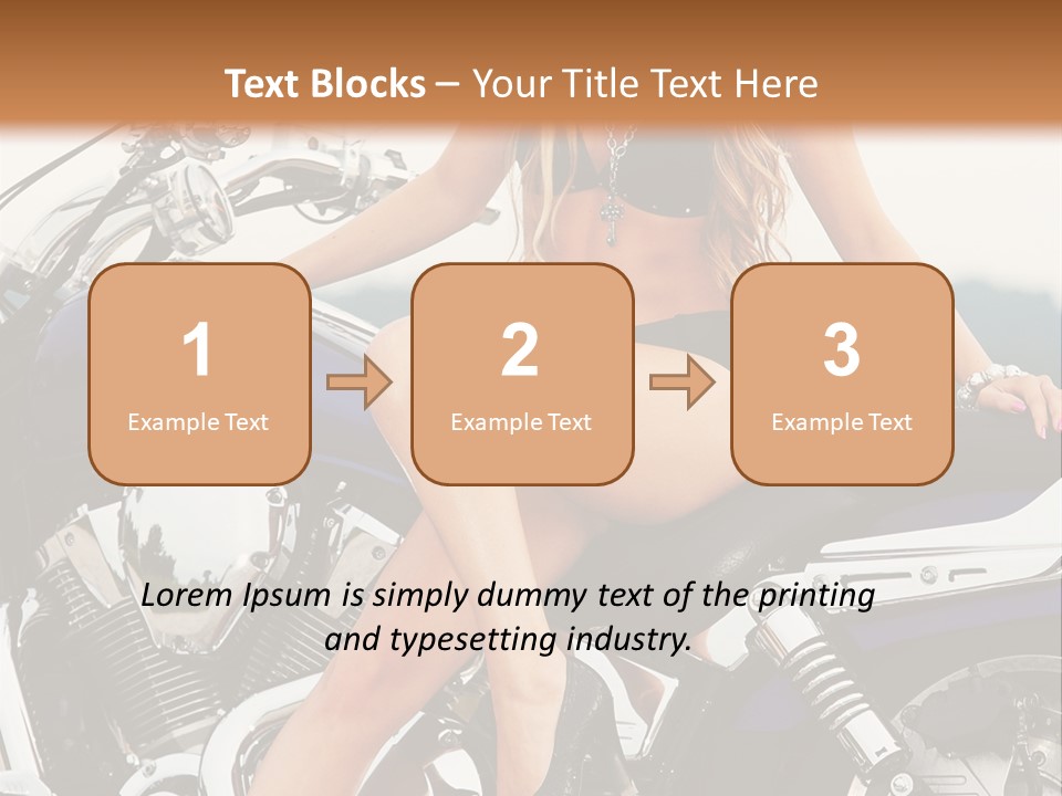 Model Black Custom PowerPoint Template