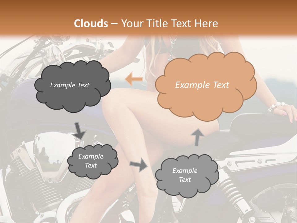 Model Black Custom PowerPoint Template