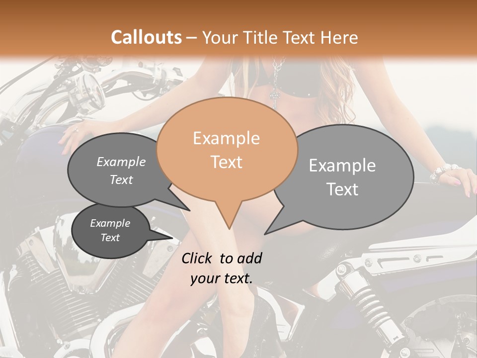 Model Black Custom PowerPoint Template